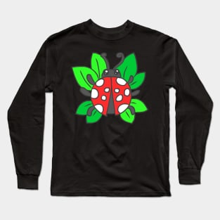 Ladybug Adoniskäfer cockchafer lucky ladybug luck Long Sleeve T-Shirt